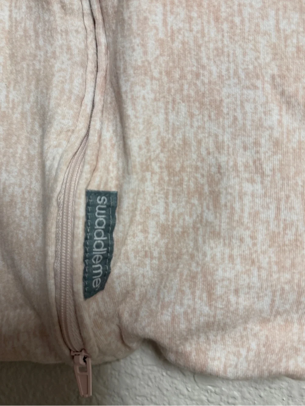 SwaddleMe Creamy Pink Beige Zippered Baby Sleep Sack